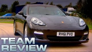 Porsche Panamera Diesel Team Review  Fifth Gear [upl. by Maidie854]