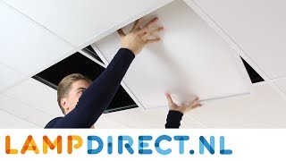 Hoe installeer ik een LED Paneel  Lampdirectnl [upl. by Joiner]