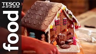 How to Make a Gingerbread House  Tesco Food [upl. by Burnaby]