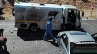 G4S cash heist in Gauteng [upl. by Ellinad]