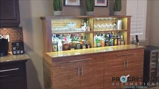 DIY Hidden Bar Cabinet Using Electric Lifting Columns [upl. by Elise483]