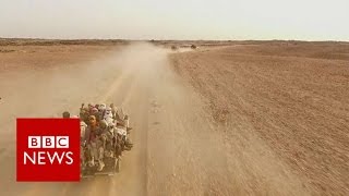 Agadez Where desert journey from Africa to Europe begins  BBC News [upl. by Suivatnom]