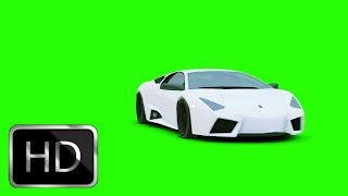 HD Green Screen Lamborghini Green Screen car Chroma Key [upl. by Euf]