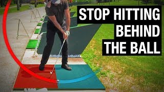 How To Stop Hitting Behind The Golf Ball SIMPLE FIX [upl. by Airdna]