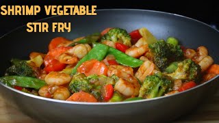 How to Make Shrimp and Vegetable Stir Fry Recipes [upl. by Jerrilyn]