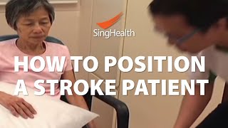 How To Position A Stroke Patient [upl. by Bocaj]