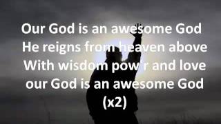 Awesome God by Michael W Smith  lyrics [upl. by Enomed]