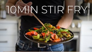 FAST Vegetable Stir Fry  EASY Chinese Veggies Recipe [upl. by Christmann]