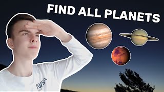 How to Find ALL Planets in the Sky Quick Guide for Beginners [upl. by Ariajay]