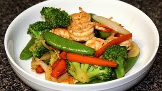 Shrimp amp Vegetable Stir Fry Recipe [upl. by Dav]