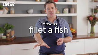 How to Fillet a Fish  Tesco [upl. by Carline]