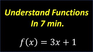 Learn Functions – Understand In 7 Minutes [upl. by Irrabaj]