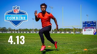 I BROKE THE FASTEST 40 YARD DASH RECORD AT MY OWN NFL COMBINE [upl. by Noirad]