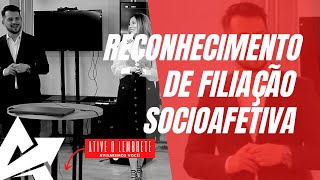 DIREITO DE FAMÍLIA Reconhecimento de filiação socioafetiva [upl. by Hunsinger820]