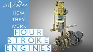 How Four Stroke Engines Work How It Works  4 Stroke [upl. by Eve113]