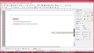 OpenOffice Seitenumbruch löschen [upl. by Elbag890]