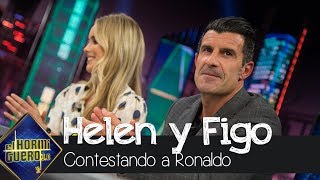 Luis Figo contesta al comentario de Ronaldo sobre su mujer  El Hormiguero 30 [upl. by Inez]