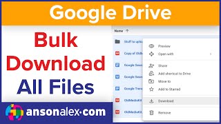 Download Entire Google Drive Folder to Computer [upl. by Styles]