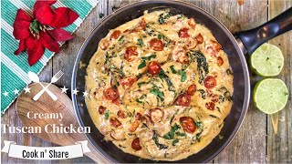 Creamy Tuscan Chicken in 30 Minutes [upl. by Livvie325]