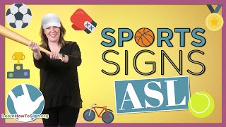 50 Sports and Activities Signs in ASL [upl. by Airotnahs331]