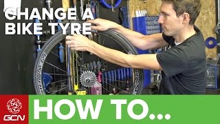 How To Change A Bike Tyre [upl. by Larrad]