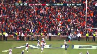 Alabama Missed Field Goal Returned for Auburn Game Winning Touchdown [upl. by Eckhardt574]