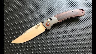 The Benchmade Mini Crooked River Pocketknife The Full Nick Shabazz Review [upl. by Steinman916]