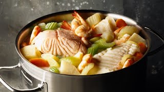 Recette  Potaufeu de la mer [upl. by Arikahc333]