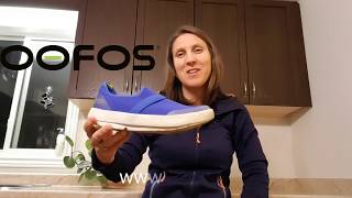 OOFOS OOmg low shoe Tested amp Reviewed [upl. by Anauqahs908]