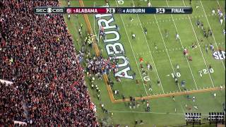 2013 Iron Bowl ending HIGH DEFINITION Auburn beats Alabama [upl. by Galven]