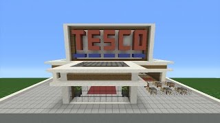 Minecraft Tutorial How To Make A Super Market Tesco [upl. by Gunn]