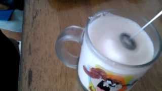 Aerolatte Review Frothing Cold Milk In Under 1 Minute [upl. by Eilyw]