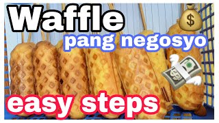 How to make WAFFLE easy steps TUTORIAL [upl. by Rednasyl]