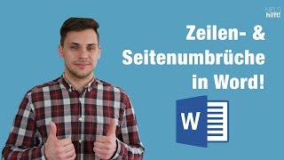 Zeilen und Seitenumbrüche in Word 2016 [upl. by Nnoj543]